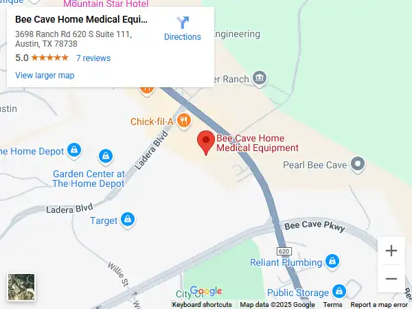 Google Map Bee Cave Home Medical Equipment